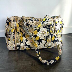 Vera Bradley duffel bag in retired Dogwood pattern